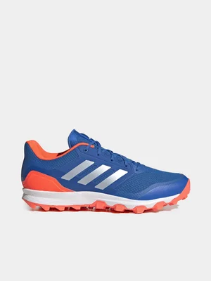 adidas Unisex Flexcloud 2.1 Blue/Orange Hockey Shoes