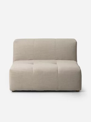 Talco Modular Couch 1 Seater Chenille Grey
