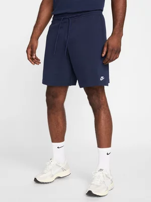 Nike Mens Club Knit Blue Shorts