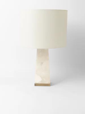 Alabaster Table Lamp With Shade