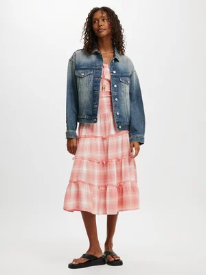 Women's Cotton On Orange Jet Set Tube Maxi Dress