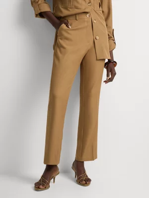 Top Stitch Straight Leg Co-Ord Pants