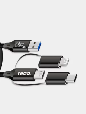 TROO Cert. 3-in-1 Fast Charging Cable