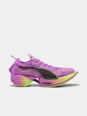 Puma Mens Fast-R Nitro Elite 2 Purple/Yellow Running Shoes