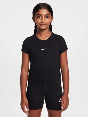 Nike Girls Youth Sportswear Slim Mod Black Crop Top