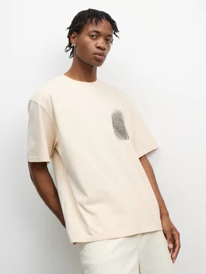 Anatomy Men's Contour Lines Stone T-shirt