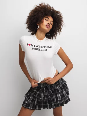 The FIX Women's White Graphic Top