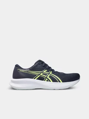 Mens ASICS Patriot 14 Navy/Yellow Sneaker