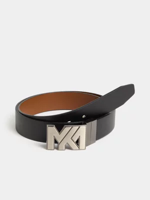 Markham Men's Smart Reversible Black/Brown Belt