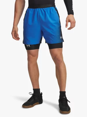 Under Armour Mens Vanish Wordmark 6 Inch Blue/Black/White Shorts