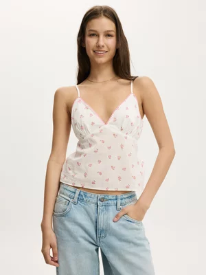 Women's Cotton On Pink The Daydream Cotton Camisole Top