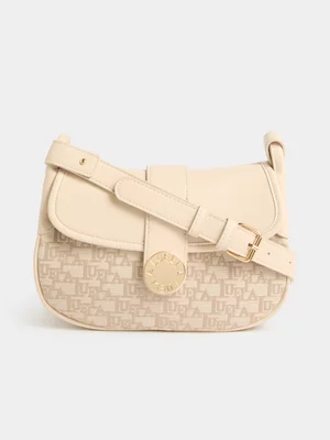 Luella Jacquard Saddle Bag