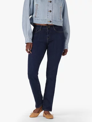 Women's Levi's Blue  Curvy Straight Za Screen Jeans