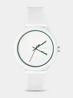 Lacoste.12.12 White Thermoplastic Silicone Watch