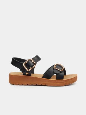 Women's  Butterfly Feet  Black Xara 7 Sandals