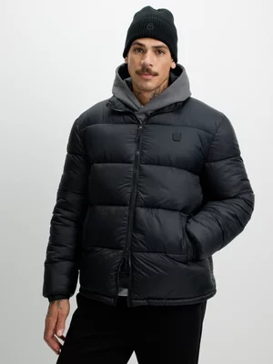 TS Mens Dynamic Funnel Black Puffer Jacket