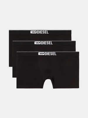 Men's Diesel Black Max-3Pack Boxer-Shorts