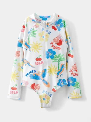 Cotton On Kids Girl White Lydia Swimsuit