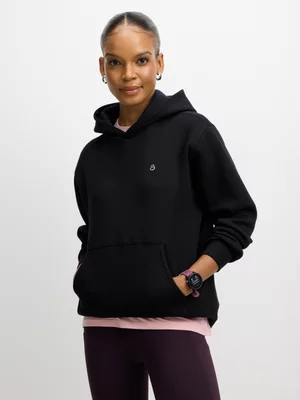 TS Womens Dynamic Fleece Black Hoodie