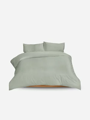 Volpes Verona Egyptian Cotton 600tc Seafoam Duvet Cover Set