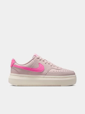 Nike Women's Court Vision Atla Silt Red/Pink Spell Sneaker