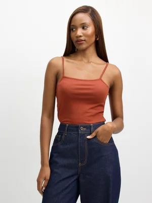 Jet Women’s Burnt Orange Adjustable Strappy Top