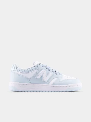 New Balance Junior 480 Frosted Glass/White Sneaker