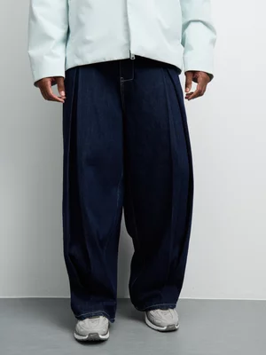 Anatomy Men's Pleated Denim Blue Pant