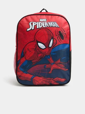 Jet Younger Boys Spiderman Red Toddler Backpack
