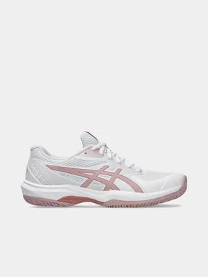 ASICS Womens Game FF White/Morganite Tennis Shoes 