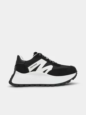 Women's Steve Madden Black SUPERCAMPO Sneakers