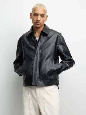 The FIX Men's Black Harrington Jacket