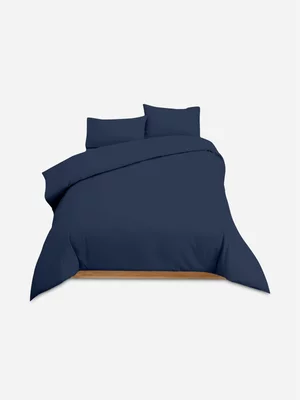 Volpes Cotton 200TC Midnight Blue Duvet Cover Set