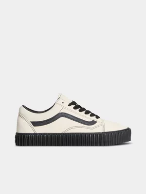 Vans Women's Old Skool Creeper Light Grey/Black Sneaker