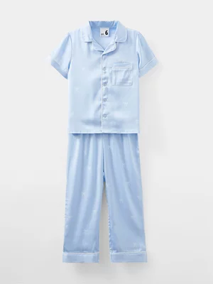 Cotton On Kids Blue Cassandra Short Sleeve Pyjama Set