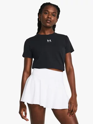 Under Armour Womens Rival Core Black/White Tee