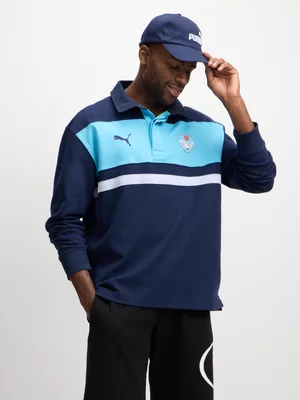 Puma Mens Bulls Powerpanel Navy Rugby Jersey