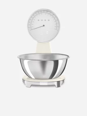 Smeg Retro Digital & Analogue Kitchen Scale 5kg Cream