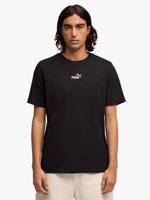 Puma Mens Essential Logo Black Tee