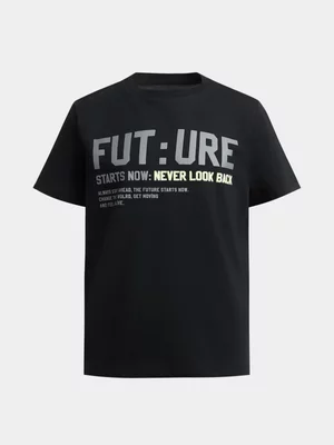 TS KB Boys Future Starts Now Cotton Black Tee