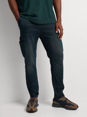 Relay Jeans Men's Tapered Side Pocket Blue Jeano