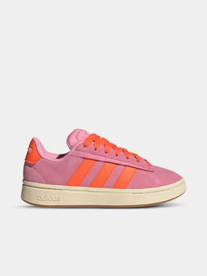 Women's adidas Grand Court Alpha Pink/Orange Sneaker
