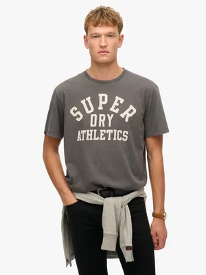 Men's Superdry Charcoal Athletic Ess T-shirt 