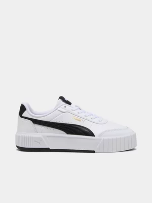 Women's Puma Carina White/Black Sneaker