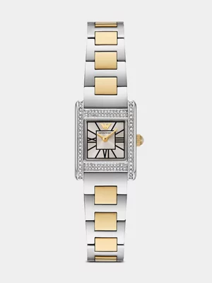 Emporio Armani Two-Tone Stainless Steel Bracelet Watch