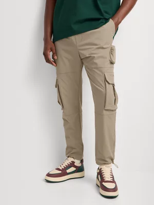 Relay Jeans Men's Nylon Utility Stone Cargo Pants