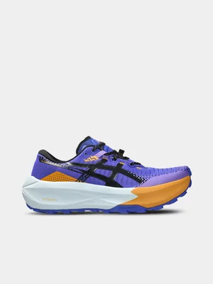 Asics Mens Trabuco Max 5 Blue/Orange Trail Running Shoes 