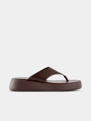Women's Cotton On Brown Bowie Flatform Slide