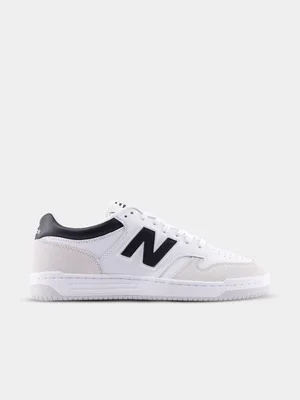 New Balance Men's BB480L v1 White/Black Sneaker