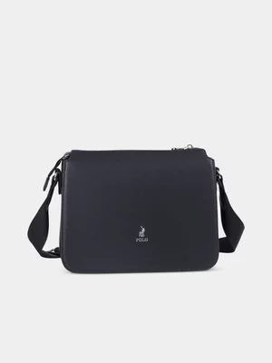 Women's Polo Black  Sling Bag